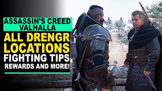 Assassins Creed Valhalla  ALL DRENGR LOCATIONS  Fighting Tips and More [upl. by Farley]