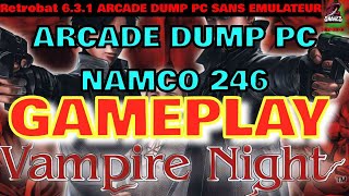 ⚠️VAMPIRE NIGHT ARCADE⚠️Gameplay  ARCADE SANS EMULATEUR  SOURIS 100 OK  NAMCO 246 [upl. by Ostraw]