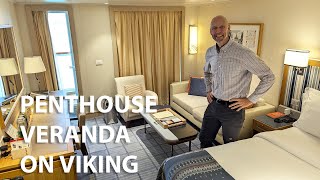 Viking Cruises Balcony Cabin Tour on Viking Yi Dun in China [upl. by Blithe]