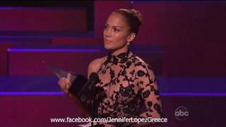 Jennifer Lopez Won AMA for Favorite Latin Music Artist of 2011 HD [upl. by Ibob]