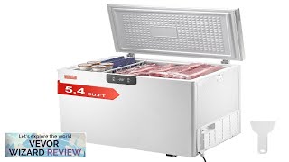 VEVOR Chest Freezer 54 Cuft  153 L Compact Deep Freezer Free Review [upl. by Ecnatsnoc]