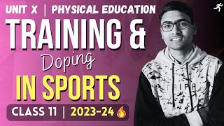 Training and Doping in Sports One Shot  Unit 10  Physical Education Class 11 New Syllabus 202324 [upl. by Ancalin]