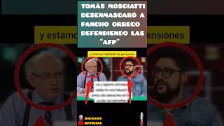 TOMÁS MOSCIATTI ENCARÓ A PANCHO ORREGO Y LO DESENMASCARÓ EN VIVO 😱 shorts politics chile [upl. by Pravit]