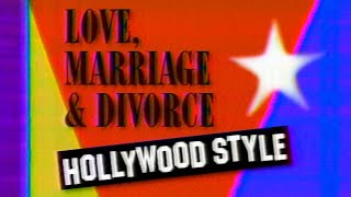 Love Marriage amp Divorce Hollywood Style 1997 The National Enquirer [upl. by Rudolfo]