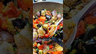 Eggplant and tomato medley shorts easyrecipe healthylifestyle goodfood [upl. by Nofpets]