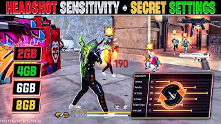 Free Fire Max Auto Headshot Trick 2023 Sensitivity  2gb 4gb 6gb Ram Headshot Sensitivity Setting [upl. by Sana953]