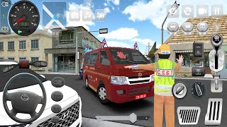 Traffic Police Caught Red light Crossing Microbus  Minibus Simulator Vietnam 2  Android Gameplay [upl. by Asenav891]