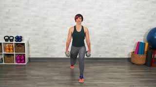 How to Do Dumbbell Lunges [upl. by Tiffa]