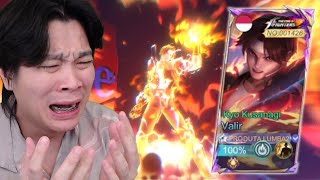 Review Skin Valir KOF Mau Pecah Kepala Gw Maen Ini Hero  Mobile Legends [upl. by Ahsirat]