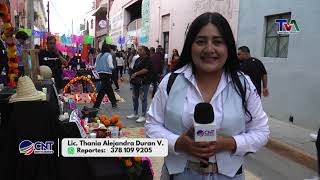 Altares de Día de Muertos Inundan la Calle Jesús Reynoso  Tradición y Cultura Viva [upl. by Ardnaskela67]