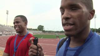 2012 US Paralympics Day 2 Trials Men 100m T11 [upl. by Henn]