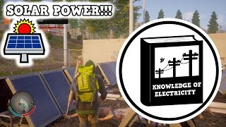 HOW TO GET THE KNOWLEDGE OF ELECTRICITY AND BUILD THE SOLAR ARRAY  STATE OF DECAY 2 [upl. by Harrell852]