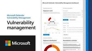 Vulnerability management  Microsoft 365 Defender [upl. by Howard225]