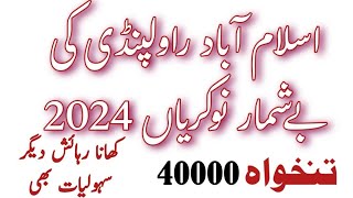 Islamabad Rawalpindi Latest Jobs 2024  New Private Jobs in Rawalpindi Islamabad JOBSANDFIELDS [upl. by Llerrot772]