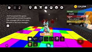 Roblox work at a pizza place Manor House tour [upl. by Arbmat]