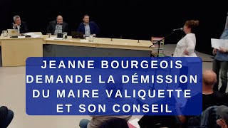 îlesdelaMadeleine  Jeanne Bourgeois demande la démission du maire Valiquette et son conseil [upl. by Wojcik]