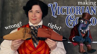 Making Victorian Mens Shoes for Gonzo Historically Accurate Cosplay [upl. by Cathe]