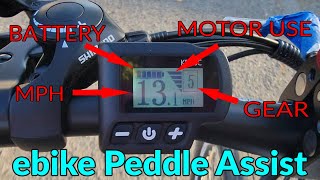 How to use pedal assist on an ebike [upl. by Bonney789]