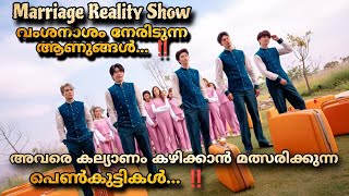 Ready Set Love Thai drama full episodes Malayalam Explanation 🤣 Marriage reality show Drama [upl. by Aile442]