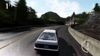 Forza 4  AE86 Inital D  Touge on Fujimi Kaido Full Circuit [upl. by Lehcim]