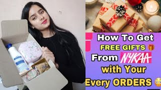 How to get free gifts and products from NYKAA l Reviews ll Beauty Lover ll [upl. by Accissej]