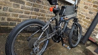 Bafang mid drive BBS02 Quick Install Guide  ebike kit on a Dahon Jetstream [upl. by Nagn635]