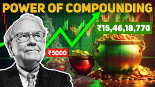 Power Of Compounding in stockmarket  Learn to Double Your Money  Compounding Effect 💵 [upl. by Aticilef861]