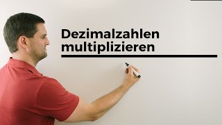 Dezimalzahlen multiplizieren  Mathe by Daniel Jung [upl. by Wilkinson423]