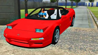 Honda NSXR  Bussid Sports Car Mod  Bus Simulator Indonesia Gameplay [upl. by Pinkham]