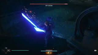 Star Wars Jedi Survivor  Kip Ostar Bounty Hunter Boss Fight [upl. by Barthol]