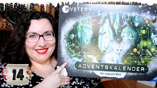 UNBOXING Ravensburger Adventskalender  Der magische Wald  Tag 14  Ist das eine Fledermaus [upl. by Fishbein]