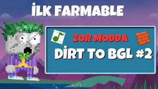 Growtopia Hardcore Mod Dirt To BGL 2 growtopia [upl. by Sukcirdor898]