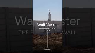 Boundary wall experts  Precast boundary wall  Wall Master [upl. by Aleehs]