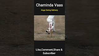 Chaminda Vaas Huge Inswing Delivery 🔥🔥🔥👉 [upl. by Akinehc]