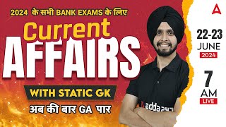 2223 June Current Affairs 2024  Current Affairs Today  By Gagandeep Sir [upl. by Peggy]