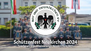 Schützenfest Neukirchen 2024  Sonntag quotErinnerungen an Rigaquot mit dem Musikverein Holzheim [upl. by Peih]