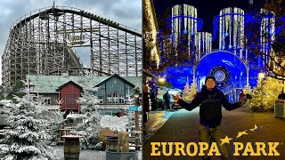 Europa Park Day One Vlog December 2022 [upl. by Norrie]