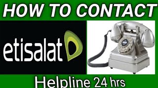 How To Contact Etisalat Custmercare [upl. by Barnaby]