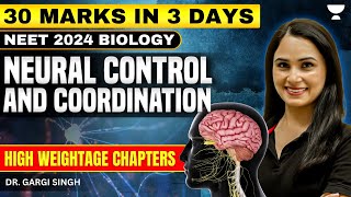 Neural Control amp Coordination  One Shot  NEET 2024  Dr Gargi Singh [upl. by Keily]