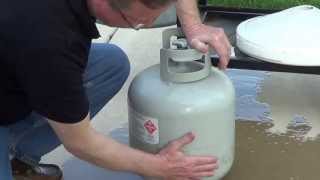 How Much Propane in Tank  Easy Test to Check Propane Level [upl. by Boigie]