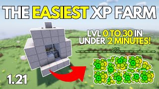 BEST XP Farm for Minecraft Bedrock 121 [upl. by Anidnamra]