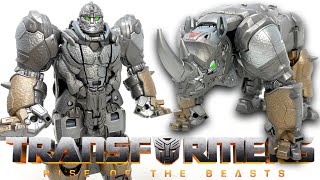 Transformers RISE OF THE BEASTS Smash Changers RHINOX Review [upl. by Taub]