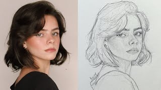 Unlock Your Inner Artist Learn to Draw Realistic Portraits with the Loomis Method [upl. by Saunderson18]