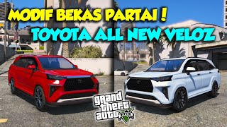 SULTAN UPIN IPIN MODIF MOBIL BALAP TOYOTA ALL NEW VELOZ MERAH PUTIH  GTA 5 MOD UPIN amp IPIN [upl. by Crowell]