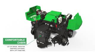 EQUIPMENT OVERVIEW Komptech Topturn X4500 Compost Windrow Turner [upl. by Eissolf]