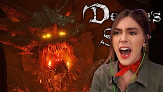 Dragon God Old Monk amp Penetrator  Demons Souls Pt 13  Marz Plays [upl. by Ahsinehs]