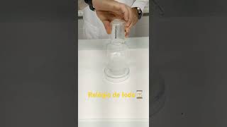 ⏳ RELÓGIO de IODO  REAÇÃO de LANDOLT  QUÍMICA SHOW 🧪shorts experiment experimento viralshorts [upl. by Brent426]