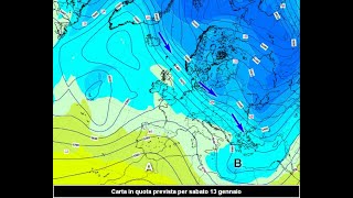 METEO fino al 14 gennaio 2024 e tendenza successiva [upl. by Parrnell405]