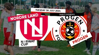 NORDRE LAND TORPA VS PROGEN  BOYS 19  GROUP 1  NORWAY CUP  FULL MATCH REPLAY  30072024 [upl. by Atilrak]