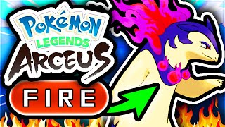 Can You Beat Pokémon Legends Arceus Using ONLY FIRE TYPES [upl. by Cela]